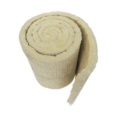 Rock Wool Wired Blankets Insulation Used For Large Pipes And Walls