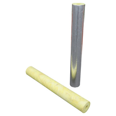 Foil Faced Fiberglass Pipe Insulation Easy Install Tubes for HVAC and Industrial Pipes