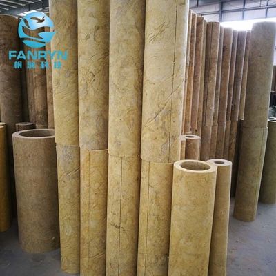 Non Conductive Heat Resistant Materials Bare Mineralwool Hot Water Pipe Insulation for HVAC System