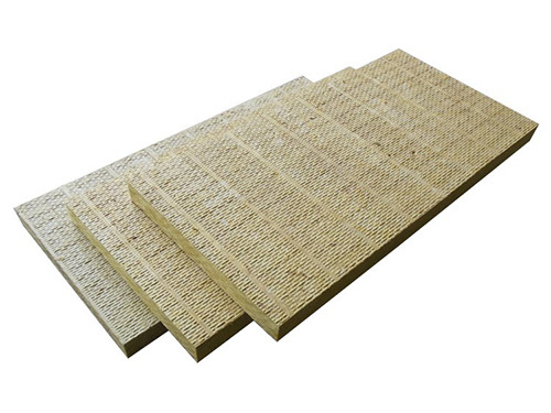 Rock Wool Slab with Aluminum Foil Vapor Barrier for High Temp HVAC Duct Insulation Class a Fire Rating