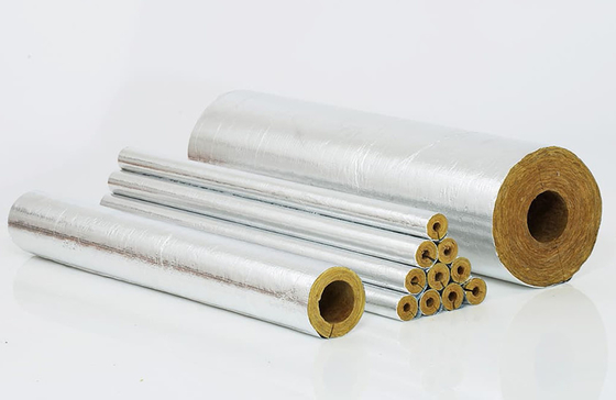 Mineral Wool Pipe Insulation - High-Temp HVAC and Hot Water Line Wrap