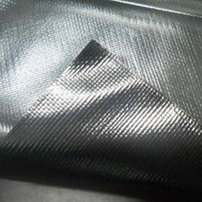 FANRYN FG-R701 Fire Retardant Aluminum-Glass Cloth Foil - Class 1 Rated Vapor Barrier for HVAC Duct Wrap